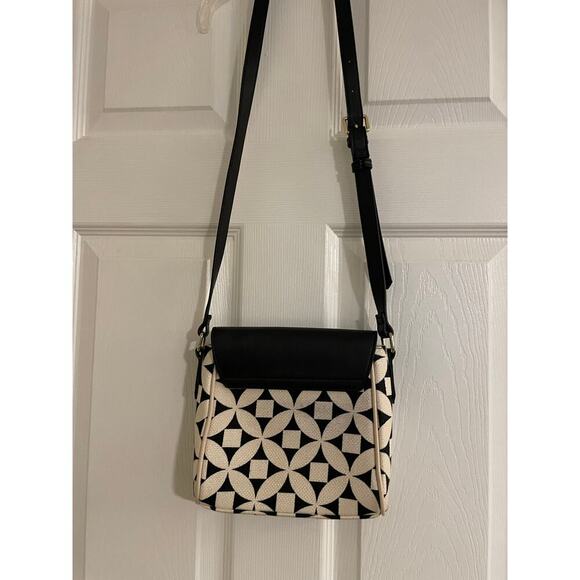 Spartina small black and white patterned crossbody bag - Picture 5 of 11